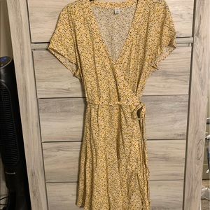 Old Navy cotton wrap dress